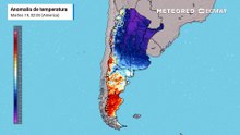 Avanza a paso firme un refuerzo de frío polar para extender la persistencia de bajas temperaturas en el país esta semana