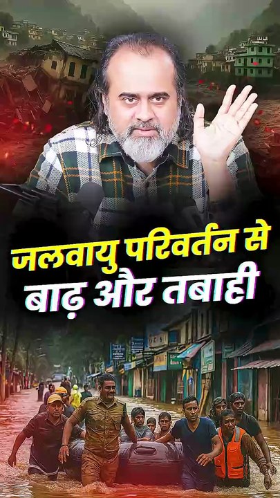 पर्वतों में बाढ़ और तबाही का कारण __ आचार्य प्रशांत