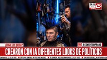 Milei punky y Villarruel hippie: así se verían los políticos argentinos con distintos peinados