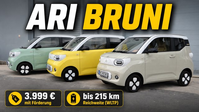 2026 ARI Motors ARI Bruni: Mini-Stromer mit 215 km Reichweite
