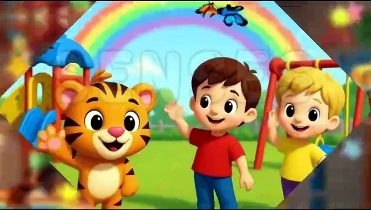 Happy kids nursery rhymes and learning poems | study rhymes for lkg students | Gig n learn