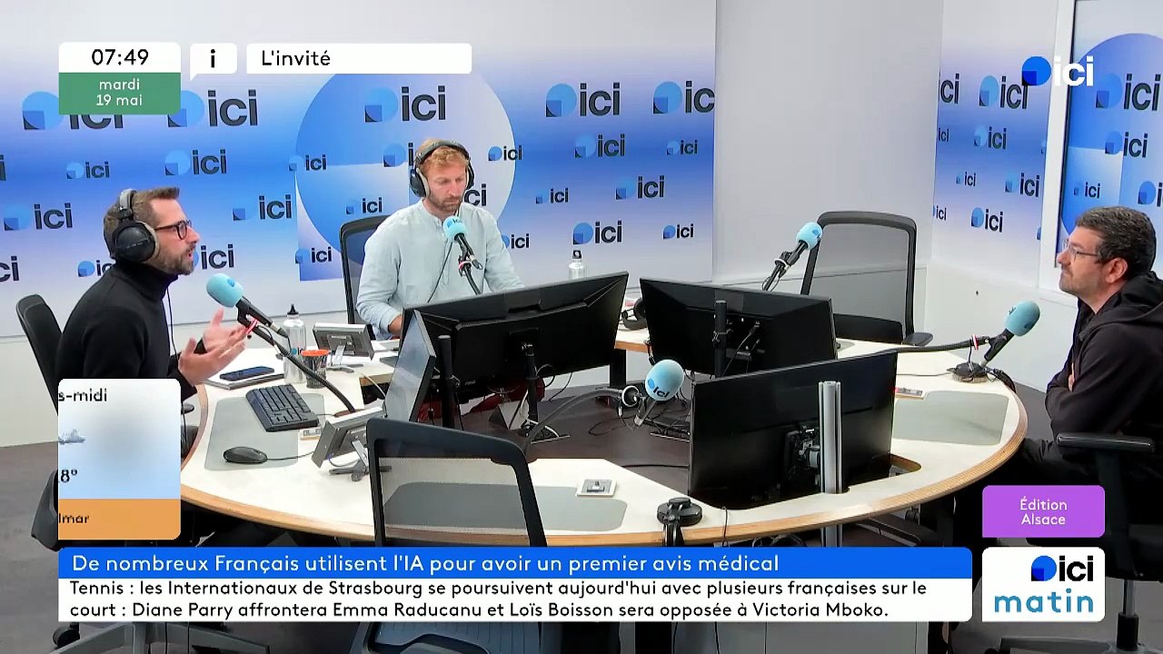 Santé : "L'intelligence artificielle est un bon premier filtre", estime le neurologue strasbourgeois Aurélien Benoilid