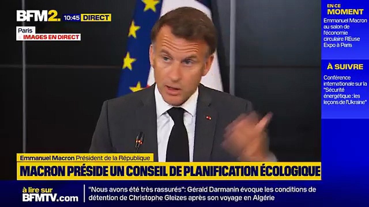Emmanuel Macron a demandé au gouvernement d’eng...