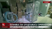 Ataşehir’de 595 bin sentetik ecza hap ele geçirildi