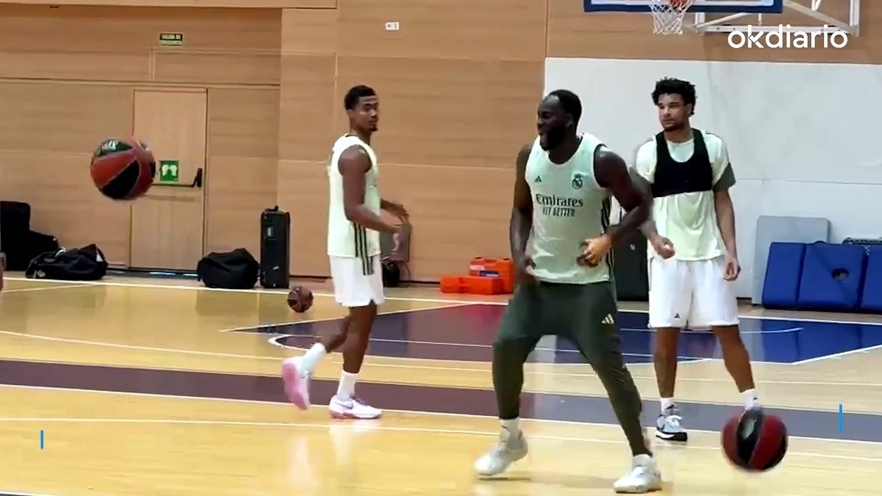 Así está la mano de la que depende el Madrid: Garuba entrena normal antes de la Final Four