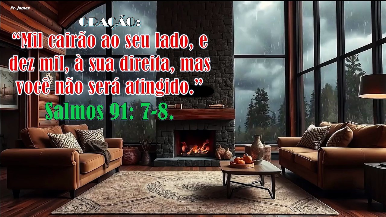 ORAÇÃO: Mil cairão ao seu lado, e dez mil, à sua direita, mas você não será atingido.Salmos 91: 7-8.