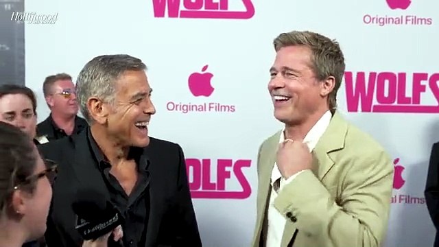 Brad Pitt & George Clooney Say it was Fun Reuniting for 'Wolfs' since 'Oceans' & Talk Streaming | THR Video [Full Movie]