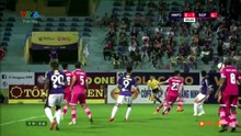 Hà Nội FC 1-1 Sài Gòn  - Goals and Highlights (22/4/2018) | VTV6 HD (FPT Play)