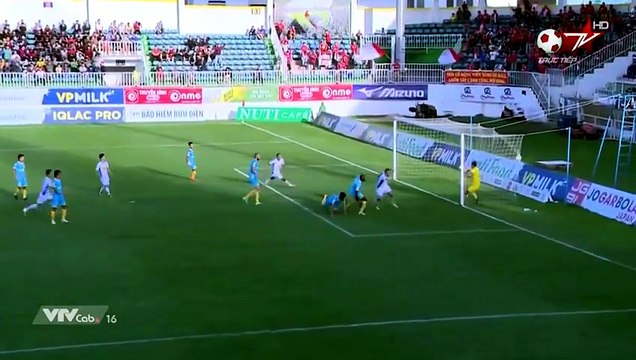 Hoàng Anh Gia Lai 2-3 Sanna Khánh Hòa BVN - Goals and Highlights (8/7/2018) | VTVcab 16 - Bóng Đá TV HD