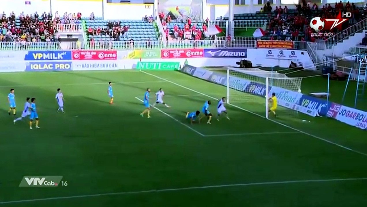 Hoàng Anh Gia Lai 2-3 Sanna Khánh Hòa BVN - Goals and Highlights (8/7/2018) | VTVcab 16 - Bóng Đá TV HD