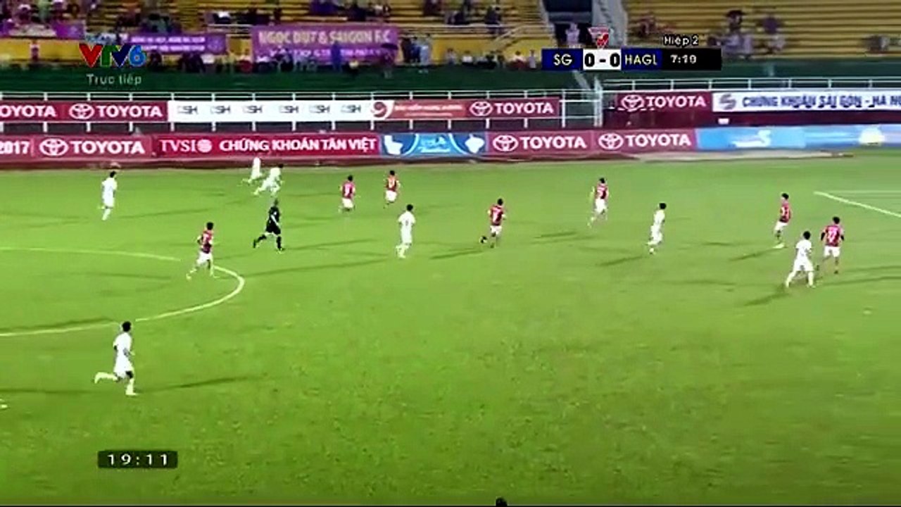 Sài Gòn 1-2 Hoàng Anh Gia Lai - Goals and Highlights (4/11/2017) | VTV6 HD