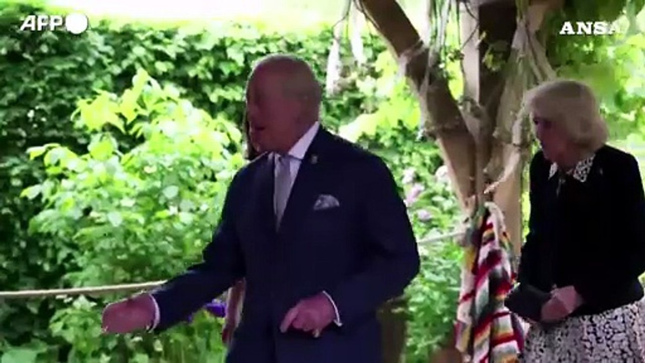 Carlo e Camilla visitano il Chelsea Flower Show a Londra