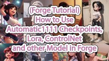 Save Disk Space! Share Automatic1111 Models, LoRAs, and ControlNet with WebUI Forge