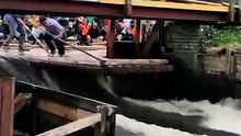 Splash Zone! Intense Log Flume Ride"