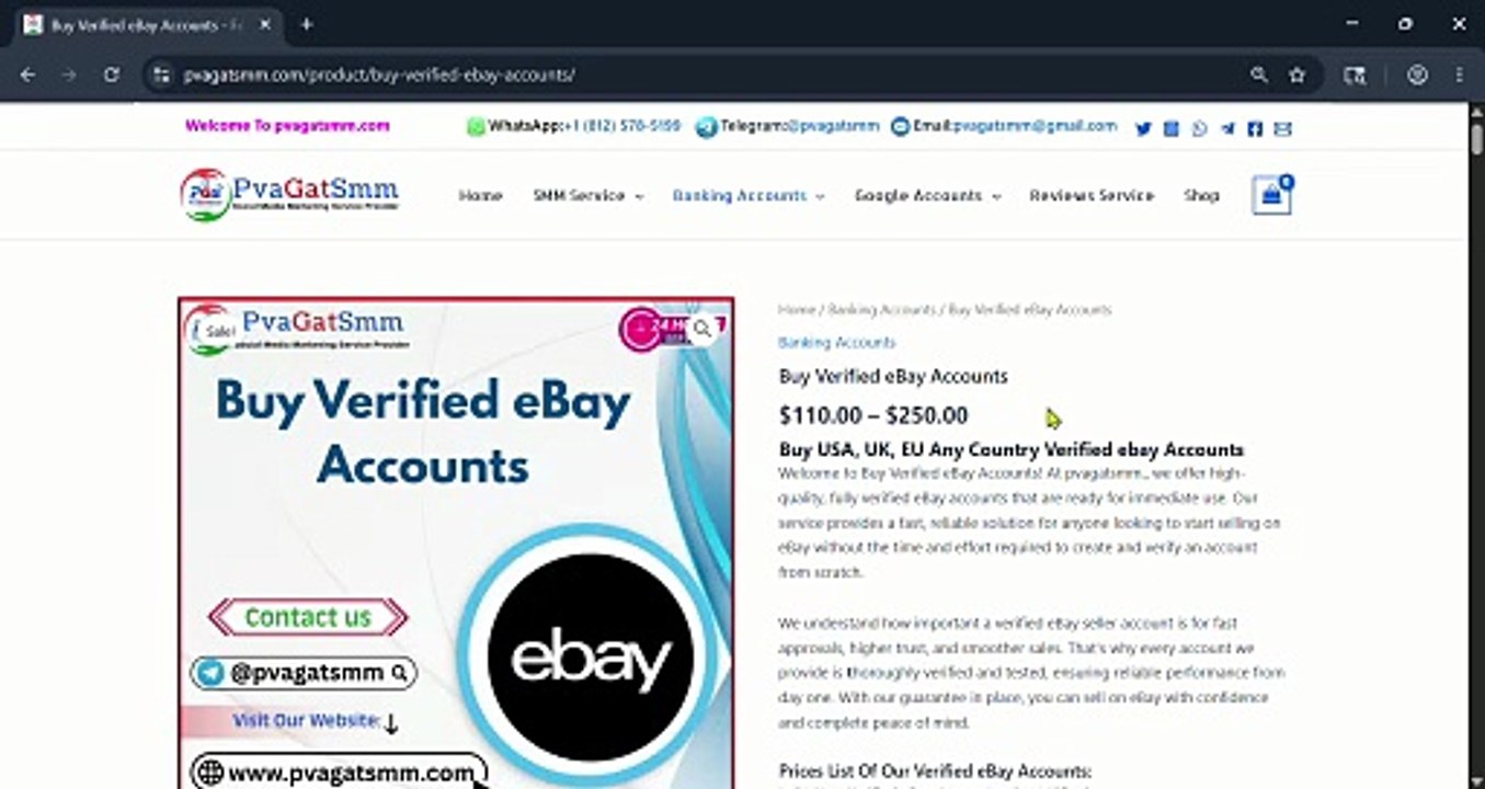 A Step By Step Guide to Buying Verified EBay Accounts in Uk,CA