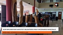 Alem implementará narcotest obligatorios para funcionarios municipales