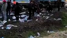 Brutal choque de una formación del tren San Martín con un camión