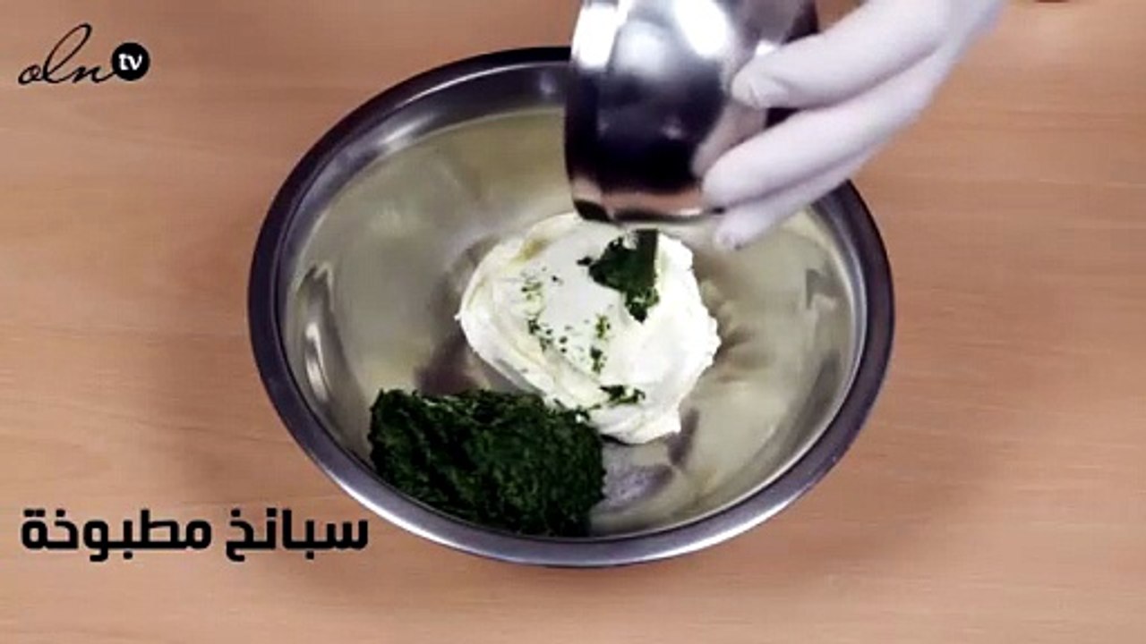 طريقة عمل أصابع الموزاريلا المغمسة بالسبانخ