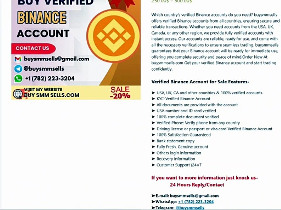 Top 12.5 Platforms to Buy Old Binance Accounts with History in 2026