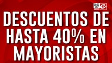 Ante la baja en el consumo, mayoristas ofrecen importantes descuentos