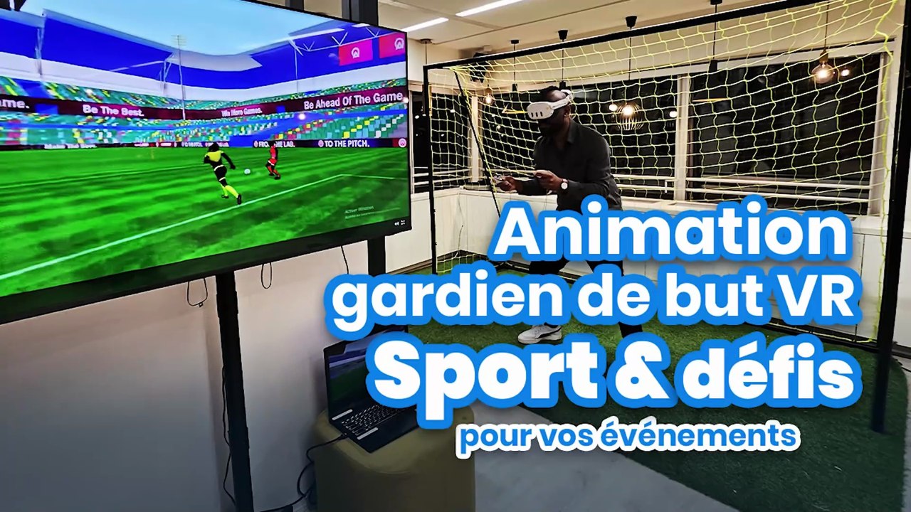 ⚽️ Animation gardien de but VR : Le grand frisson du stade pour vos événements !