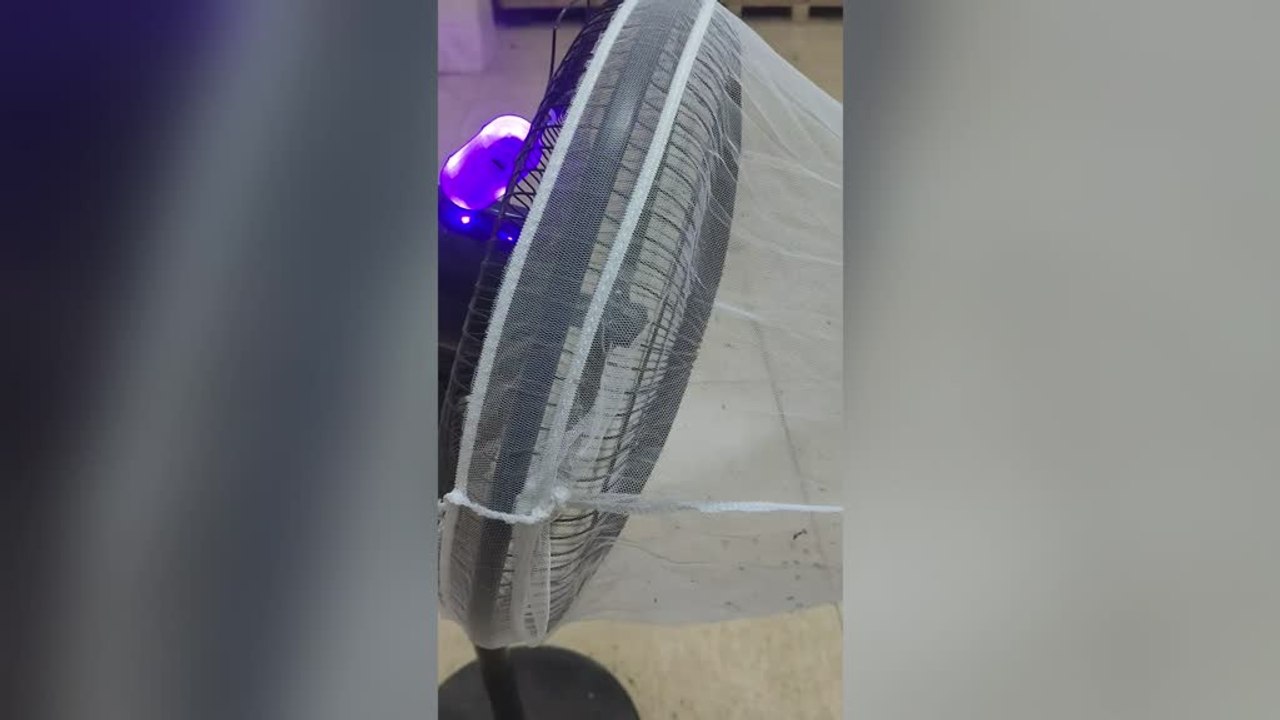 Man Turns Electric Fan Into Giant Mosquito Trap Using Simple Hack