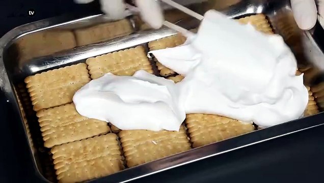 طريقة عمل قالب البسكويت بثلاثة مكونات فقط