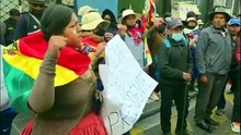 Disturbios en masiva marcha en La Paz contra el gobierno de Bolivia