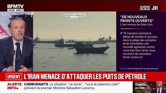 Guerre au Moyen-Orient: l'Iran menace d'attaquer les puits de pétrole