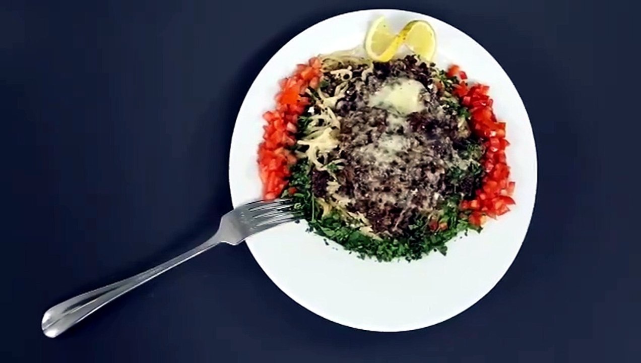 طريقة عمل صينية المكرونه باللحم واللبن