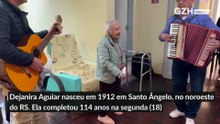 Idosa comemora 114 anos em Santo Ângelo