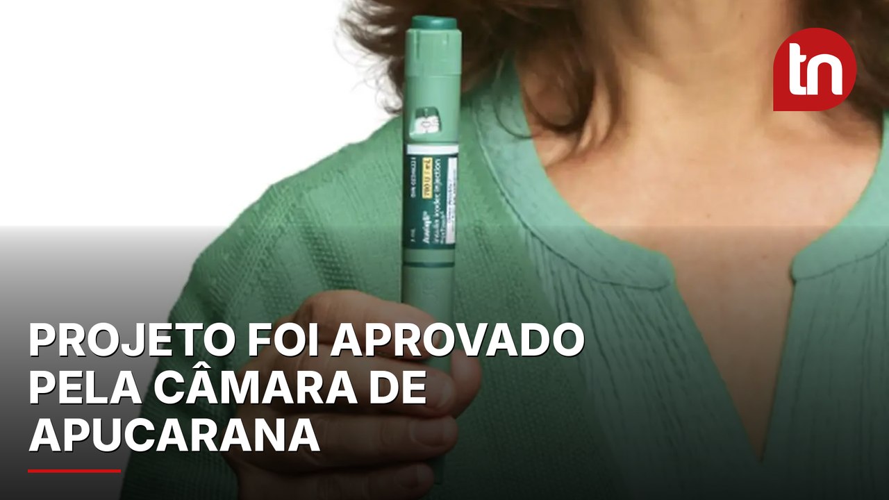 Câmara de Apucarana aprova projeto de lei sobre diabetes tipo 1