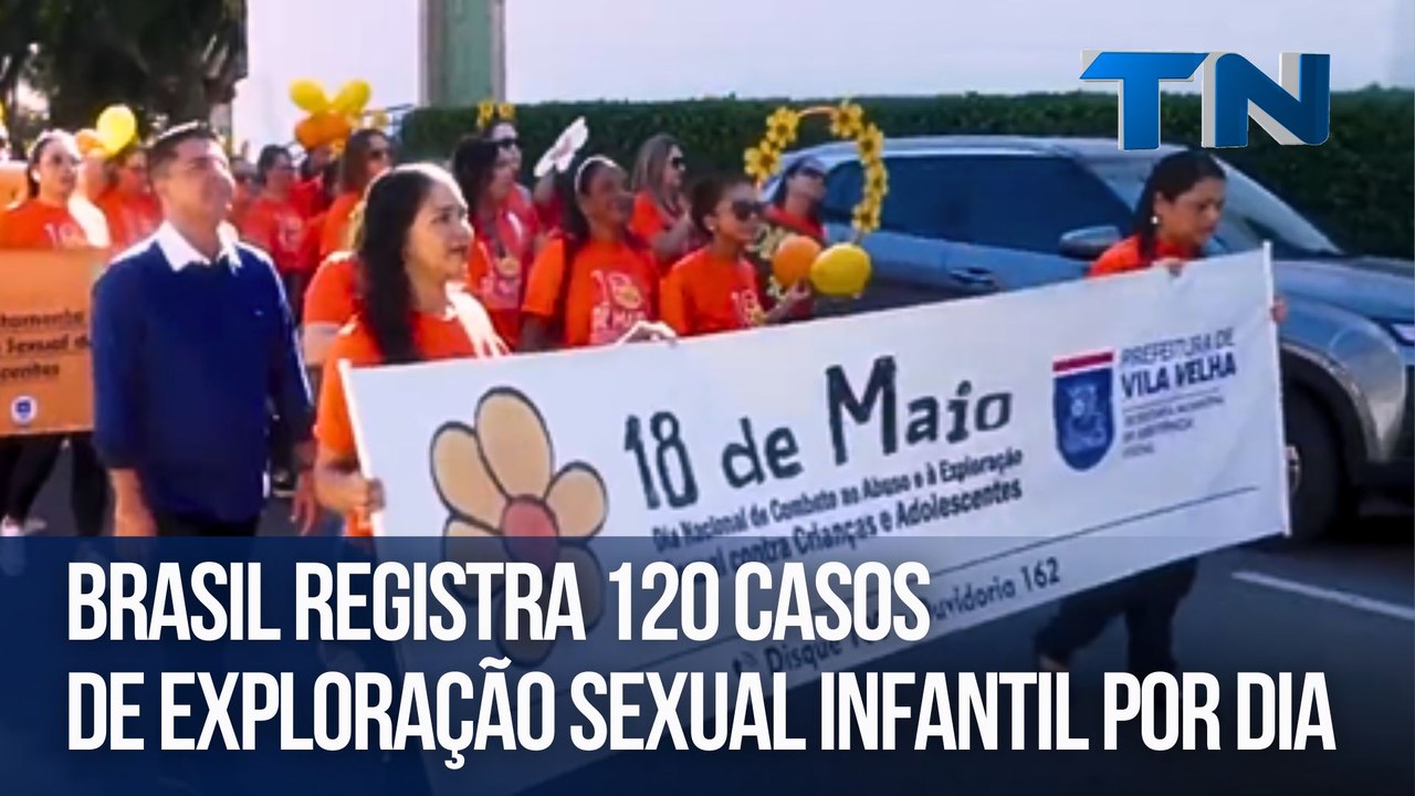 Brasil registra 120 casos de exploração sexual infantil por dia