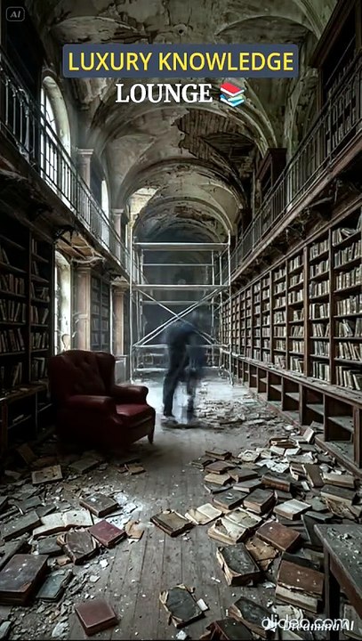 INSANE Library Transformation 😱 Luxury Knowledge Lounge