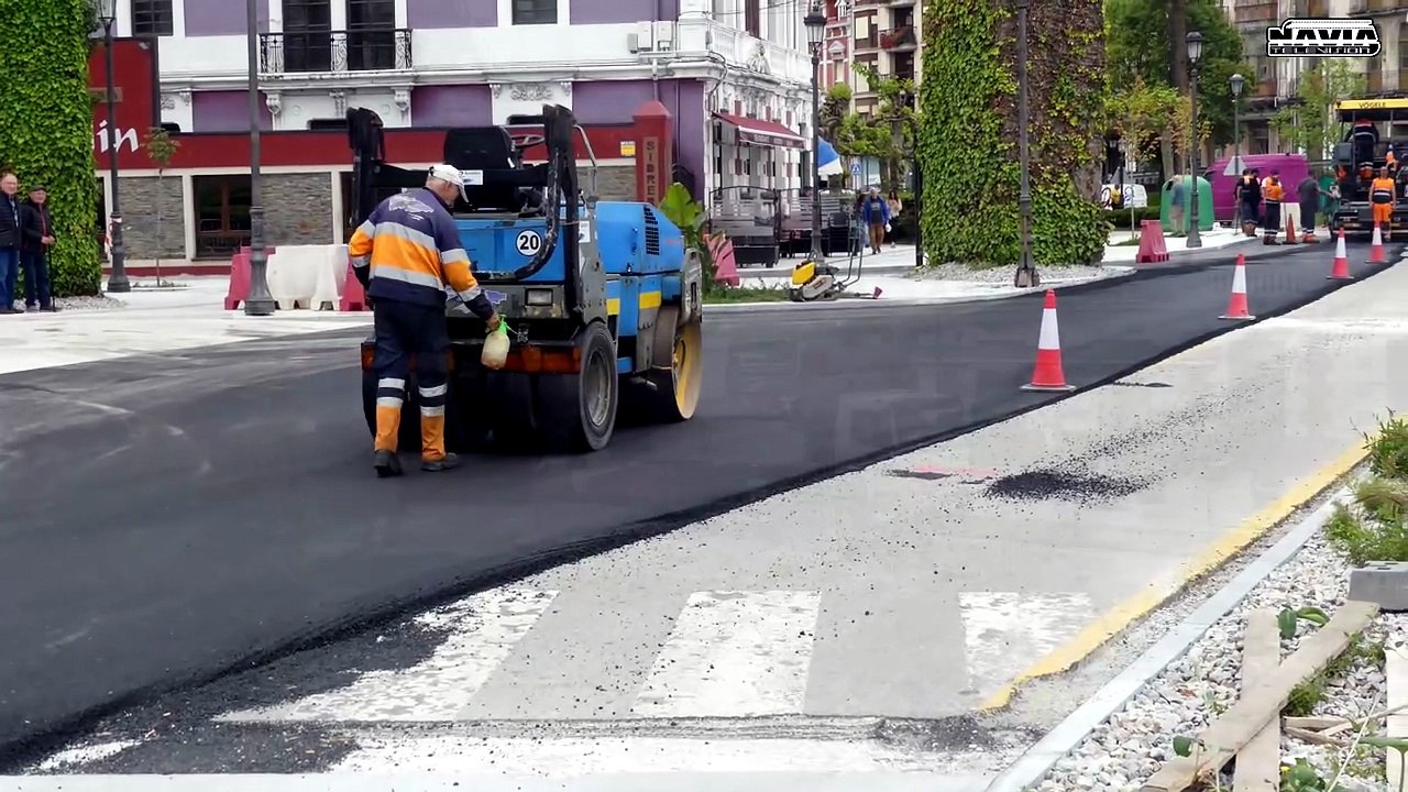 TRABAJOS DEL ASFALTADO EN LA DARSENA DEL PUERTO DE NAVIA 2026