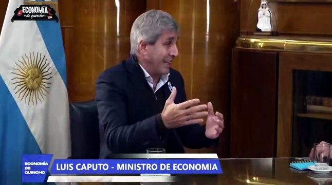 Luis Caputo: Milei va a ganar en primera vuelta y cómodo