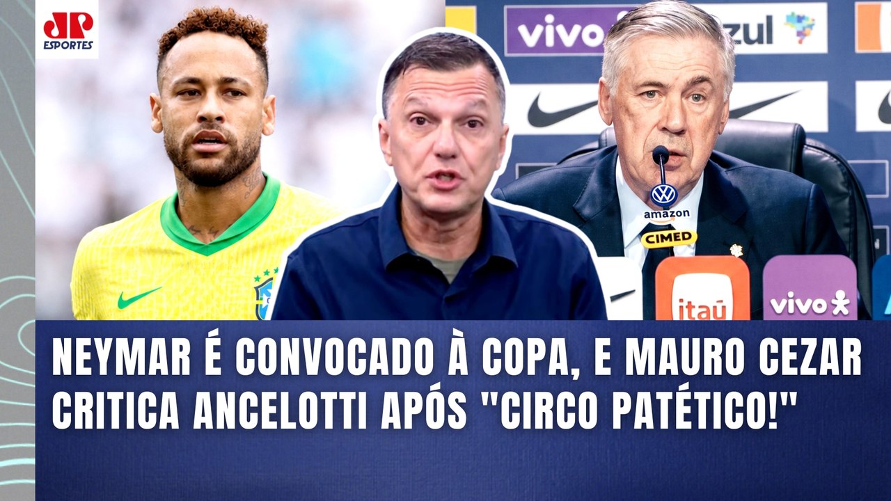 MAURO CEZAR: "EU TÔ ESPANTADO!!! O ANCELOTTI CO...