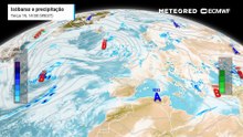 A chegada de alguma instabilidade na sexta-feira poderá resultar em chuva e trovoada.