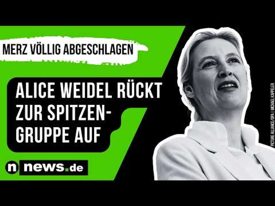 INSA-Ranking: Alice Weidel rückt zur Spitzengruppe auf - Kanzler Merz völlig abgeschlagen
