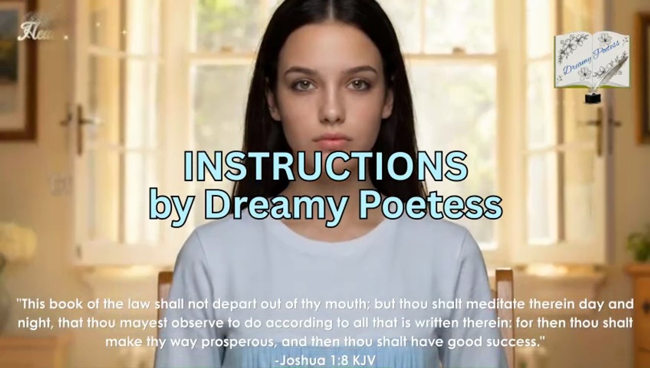 Dreamy Poetess - INSTRUCTIONS (Original Version)
