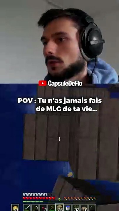 Mon PREMIER MLG de la survie sur Minecraft ?! (Tension)
