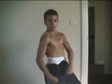 teen boy flexing 2