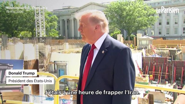 Moyen-Orient : Donald Trump affirme qu'il était « à une heure » de frapper l'Iran