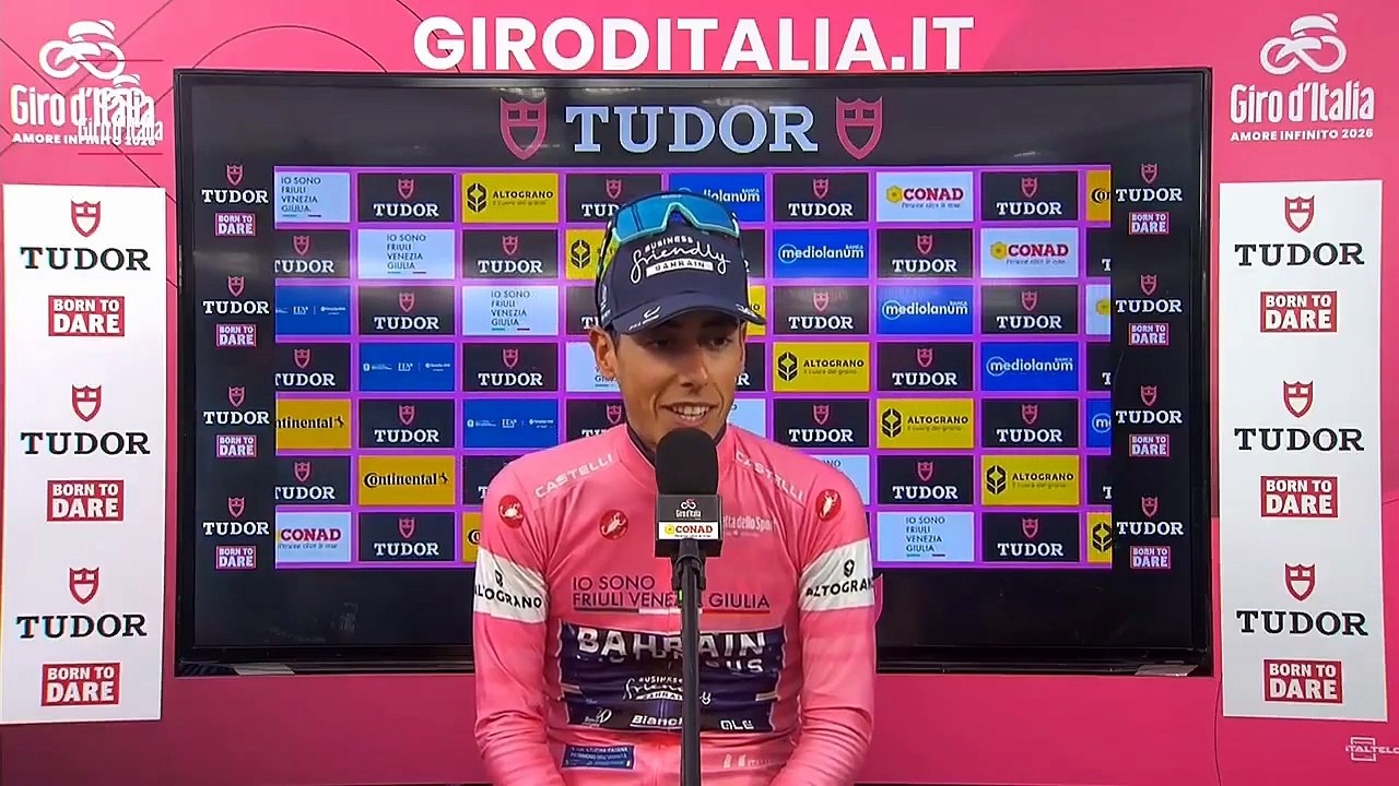 Giro d'Italia 2026 - Afonso Eulalio : "J'ai souffert, mais au final, j'ai conservé le maillot rose"