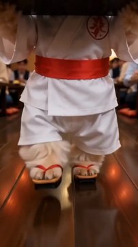 Most Famous Japanese Restaurant Has A Tiny Secret Waiter… 🐾✨