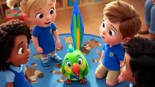 Parrot Learns Good Manners 🦜✨ | Funny Moral Story for Kids | Please & Thank You