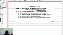 RESOLUÇÃO OBA 2023 - QUESTÃO 1 -  PROVA NÍVEL 2