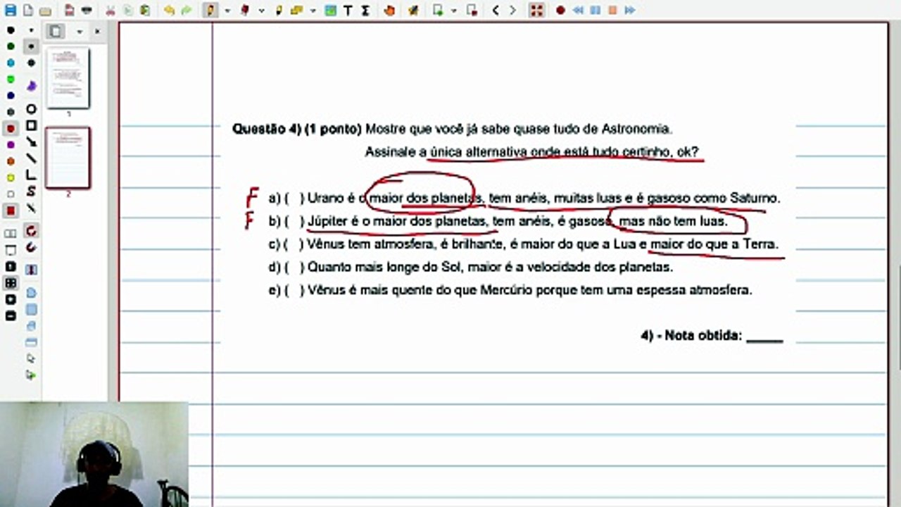 RESOLUÇÃO OBA 2023 - QUESTÃO 4 -  PROVA NÍVEL 2