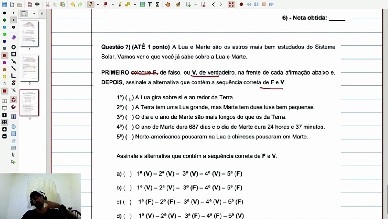 RESOLUÇÃO OBA 2023 - QUESTÃO 7 -  PROVA NÍVEL 2