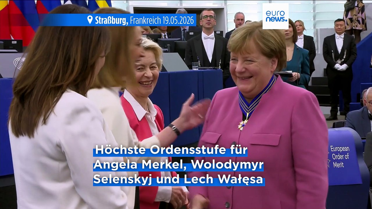 Viel Nostalgie, kaum Hoffnung: Auch Angela Merkel erhält Verdienstorden der EU